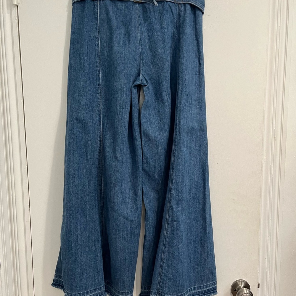 Free People Blue Flare & Wide Leg Jeans - Picture 8 of 10